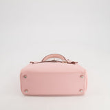 Hermès Kelly Bag 25cm Retourne in Rose Sakura Swift Leather with Palladium Hardware