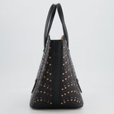 Alaïa Black Wave Mina Vienne Calfskin Leather Bag RRP £1,600