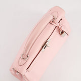 Hermès Kelly Bag 25cm Retourne in Rose Sakura Swift Leather with Palladium Hardware