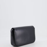 Celine Black Claude Shoulder Bag in Shiny Calfskin with Gold Hardware RRP £2150