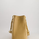 Chanel Beige Caviar GST Grand Shopper Tote Bag with Gold Hardware