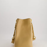 Chanel Beige Caviar GST Grand Shopper Tote Bag with Gold Hardware