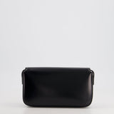 Celine Black Claude Shoulder Bag in Shiny Calfskin with Gold Hardware RRP £2150