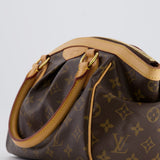 Louis Vuitton Brown Monogram Canvas Tivoli Bag with Gold Hardware