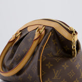 Louis Vuitton Brown Monogram Canvas Tivoli Bag with Gold Hardware