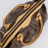 Louis Vuitton Brown Monogram Canvas Tivoli Bag with Gold Hardware