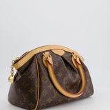 Louis Vuitton Brown Monogram Canvas Tivoli Bag with Gold Hardware