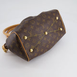 Louis Vuitton Brown Monogram Canvas Tivoli Bag with Gold Hardware