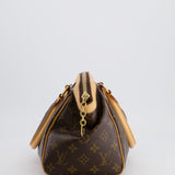 Louis Vuitton Brown Monogram Canvas Tivoli Bag with Gold Hardware