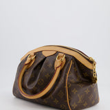 Louis Vuitton Brown Monogram Canvas Tivoli Bag with Gold Hardware