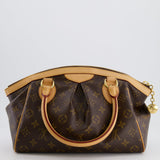 Louis Vuitton Brown Monogram Canvas Tivoli Bag with Gold Hardware