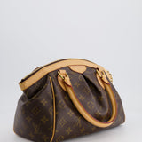 Louis Vuitton Brown Monogram Canvas Tivoli Bag with Gold Hardware