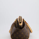 Louis Vuitton Brown Monogram Canvas Tivoli Bag with Gold Hardware