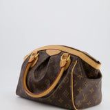 Louis Vuitton Brown Monogram Canvas Tivoli Bag with Gold Hardware