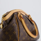 Louis Vuitton Brown Monogram Canvas Tivoli Bag with Gold Hardware