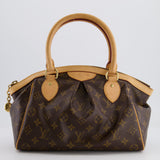 Louis Vuitton Brown Monogram Canvas Tivoli Bag with Gold Hardware