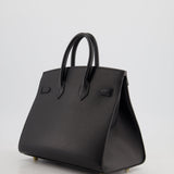 *HOLY GRAIL* Hermès Birkin 25cm Sellier Bag in Noir Epsom Leather with Gold Hardware