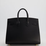 *HOLY GRAIL* Hermès Birkin 25cm Sellier Bag in Noir Epsom Leather with Gold Hardware