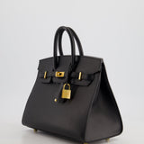 *HOLY GRAIL* Hermès Birkin 25cm Sellier Bag in Noir Epsom Leather with Gold Hardware