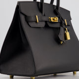 *HOLY GRAIL* Hermès Birkin 25cm Sellier Bag in Noir Epsom Leather with Gold Hardware