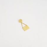 Chanel 24 K Gold plated Brooch Pin With CC Detail