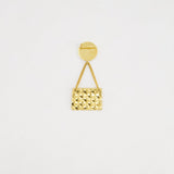 Chanel 24 K Gold plated Brooch Pin With CC Detail