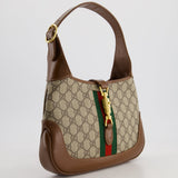 Gucci Brown Monogram Jackie 1961 Small Shoulder Bag RRP £2420