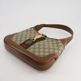 Gucci Brown Monogram Jackie 1961 Small Shoulder Bag RRP £2420