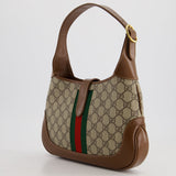 Gucci Brown Monogram Jackie 1961 Small Shoulder Bag RRP £2420