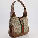 Gucci Brown Monogram Jackie 1961 Small Shoulder Bag RRP £2420