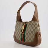 Gucci Brown Monogram Jackie 1961 Small Shoulder Bag RRP £2420