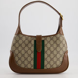 Gucci Brown Monogram Jackie 1961 Small Shoulder Bag RRP £2420