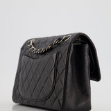 Chanel Vintage Black Small Classic Double Flap Bag in Caviar Leather with Silver Hardware RRP