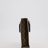 Louis Vuitton Fornasetti Petit Sac Plat Small Rectangle Crossbody Bag with Brown Monogram Canvas and Gold Hardware