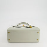 Hermès Kelly 28cm Bag Retourne in Gris Neve Clemence Leather with Gold Hardware