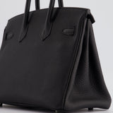 Hermès Birkin 25cm Retourne Bag in Noir Togo Leather with Palladium Hardware