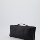 Hermès Kelly Cut Bag in Black Swift Leather with Gold Hardware