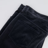 Loro Piana Dark Grey Velvet Straight Leg Trousers Size IT 46 (UK 14) RRP £1,250