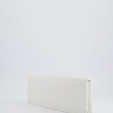 Hermès Birkin Cut Shadow Bag In White Swift Leather