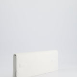 Hermès Birkin Cut Shadow Bag In White Swift Leather