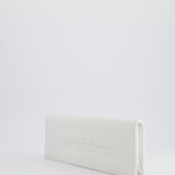 Hermès Birkin Cut Shadow Bag In White Swift Leather