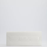 Hermès Birkin Cut Shadow Bag In White Swift Leather