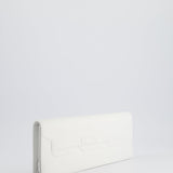 Hermès Birkin Cut Shadow Bag In White Swift Leather