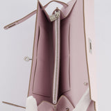 Hermès Kelly To Go Bag in Mauve Pale Epsom Leather with Palladium Hardware