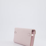 Hermès Kelly To Go Bag in Mauve Pale Epsom Leather with Palladium Hardware