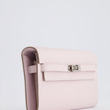 Hermès Kelly To Go Bag in Mauve Pale Epsom Leather with Palladium Hardware