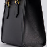 Gucci Black Diana Small Tote Bag in Cuir Leather with Shiny Antique Gold Hardware & Bamboo Handle RRP £3,170