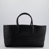 Bottega Veneta Black Small Intreccio Leather Tote Bag in Lambskin Leather with Gold Hardware RRP £6,090