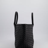 Bottega Veneta Black Small Intreccio Leather Tote Bag in Lambskin Leather with Gold Hardware RRP £6,090