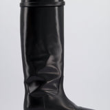 Toteme Black The Riding Leather Knee Boots Size EU 37 RRP £860